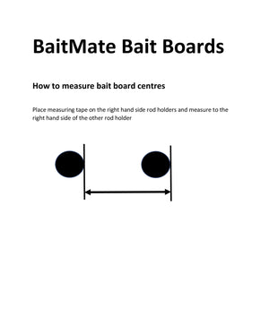 Tackle Tank Bait Board Removable Mount - TT700RM